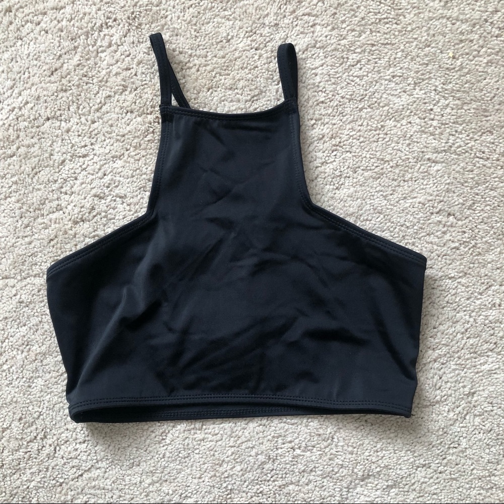 ASOS black bikini top